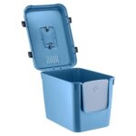 Pribor HZ-500 Xxl 3 Fonksiyonlu Açık / Kapalı Kedi Tuvaleti ve Taşıma Çantası Mavi 56 x 40 x 43 cm - Görsel 5