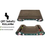 EMS Ambalaj Karton Kedi Tırmalama Çantoplu 38*6*20 - Görsel 4