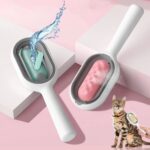 Su Hazneli Kedi ve Köpek Tüyü Toplamama Fırçası Su Hazneli Pet Tarağı - Görsel 2