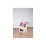 My Kitty Darling Kale Kedi Kulübesi, Tırmalama Direği, Kedi Ağacı, Ponpon, Kıvrımlı Oyuncak - Görsel 3