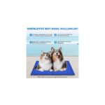 Kedi ve Köpek Matı Soğuk Serinletici Kedi Minderi Evcil Hayvan Yatağı Uyku Matı (50 x 65 Cm) - Görsel 3