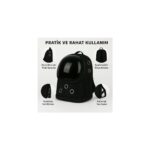 Beylini Fileli Şeffaf Yıkanabilir Evcil Hayvan Taşıma Çantası Uçuş Kurallarına Uygun Büyük Kedi - Görsel 2