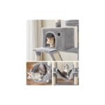 Kedi Ağacı, Büyük, 206 cm Yüksekliğinde, Xxl , 13 Tırmalama Sütunu, 2 Platform, 2 Mağara - Görsel 4