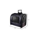 Pet Taşıma Çantası 44X30X40 cm Siyah - Görsel 5