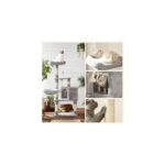 Tırmalama Ağacı, Büyük, 138 cm Yüksekliğinde, Kedi Ağacı, Tırmalama Tahtası ve 9 Tırmalama - Görsel 4