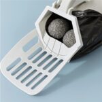 Elekli Kedi Kum Küreği | 1 Adet Kaka Poşeti 12'li| Kum Tasarrufu Sağlayan Elekli Kürek - Görsel 5