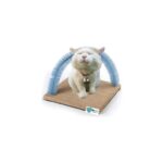 Fırçalı Kedi Kaşınma Sürtünme ve Masaj Tahtası (Mavi) - Görsel 4