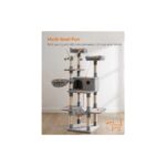 Tırmalama Ağacı, Xxl Kedi Ağacı, 164 Cm, Açık Gri PCT087W01 - Görsel 3