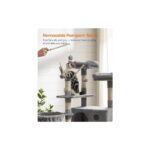 Tırmalama Ağacı, Xxl Kedi Ağacı, 164 Cm, Açık Gri PCT087W01 - Görsel 5