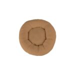 Beylini Kedi Köpek Yatağı Peluş Kumaş Minderli Konforlu Oyun Uyku Alanı Yatağı 50X50 (Kahverengi)