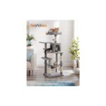 PCT161W01 Tırmalama Ağacı, 143 cm Yüksekliğinde, Kedi Ağacı, Çok Katlı Kedi Evi, 4 - Görsel 2