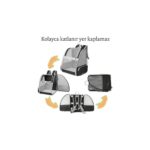 Pettybag Kedi/köpek Seyahat Çantası (Gri) - Görsel 5