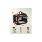 Köpek Kutusu, Köpek Çantası, Katlanabilir, 81 x 58 x 58 Cm, Siyah - Görsel 5