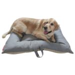 XPERMATE Comfort Köpek Minderi  Köpek Yatağı Kedi Yatağı Fermuarlı 70x90 Antrasit Bej