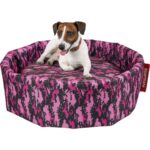 Xpermate Sünger Simit Küçük Irk Köpek Yatağı ve Kedi Yatağı 45 cm Kamuflaj
