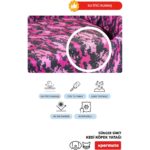 Xpermate Sünger Simit Küçük Irk Köpek Yatağı ve Kedi Yatağı 45 cm Kamuflaj - Görsel 5