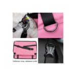 MDS Evcil Hayvan Araba Koltuğu Katlanabilir Nefes Alabilir El ile Motorla Taşınabilir Kedi Köpek Koltuğu - Görsel 5