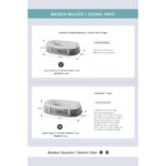 Evlen Home Collection Kürk Peluş Kedi Köpek Evcil Hayvan Yatağı PatiChill Yıkanabilir Kaymaz Taban Simba Lüks Ortopedik Su Geçirmez Gri - Görsel 5