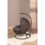 Vevons Cat Loft Kedi Salıncağı ve Minderli Rahat Yatağı, Sık Örgülü Rattan Tasarım - Görsel 2