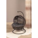 Vevons Cat Loft Kedi Salıncağı ve Minderli Rahat Yatağı, Sık Örgülü Rattan Tasarım - Görsel 3