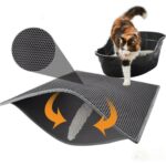 Go İthalat Kedi Tuvalet Önü Kum Toplayıcı Temizleyici Elekli Gri Paspas (5263)