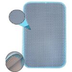 Go İthalat Kedi Tuvalet Önü Kum Toplayıcı Temizleyici Elekli Gri Paspas (5263) - Görsel 3