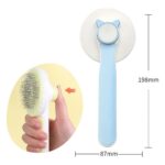 Go İthalat Basmalı Kedi Köpek Tüy Toparlayıcı Masaj Etkili Pet Fırçası (5263) - Görsel 5