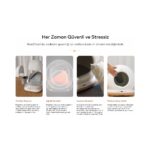 Rossclean Akıllı Kedi Tuvaleti Pro 72L Koku Kartuşlu- LED Aydınlatmalı- App Uygulamalı- Uv Temizleme Koku Geçirmez Kum Kabı - Görsel 3