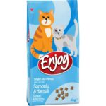 Enjoy Somonlu ve Hamsili Yetişkin Kedi Maması 10 kg