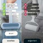 Coolizz Çok Amaçlı Kedi Tüyü Toplayıcı - Görsel 3