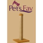 Kedi Tırmalama Tahtası, 4 Renk Seçenekli, Peluş Taban, Doğal Jüt Halatlı, 80 cm - Görsel 4