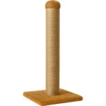 Kedi Tırmalama Tahtası, 4 Renk Seçenekli, Peluş Taban, Doğal Jüt Halatlı, 80 cm - Görsel 5