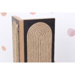 Köşe Tırmalama Tahtası, Siyah Renk, Boncuk Detaylı, Dayanıklı ve Şık Tasarım - Görsel 3