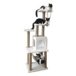 Çok Renkli Kedi Tırmalama ve Oyun Evi, Eğlence Dolu Anlar Için Tasarlandı