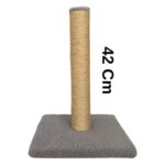 42 cm Gri Kedi Tırmalama Tahtası, Dayanıklı ve Eğlenceli Tasarım