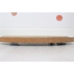 Beyaz Yuvarlak Vantuzlu Kedi Tırmalama Tahtası, Eğlenceli ve Güvenli Kullanım Sağlar. - Görsel 4