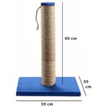 Lacivert 40 cm Tırmalama Tahtası, Kedilere Eğlence ve Rahatlık Sunar - Görsel 2