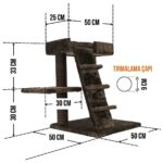 Gri Tırmalama Tahtası, Kediniz Için Eğlenceli ve Dayanıklı Evcil Hayvan Ürünü - Görsel 4