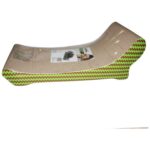 Renkli Şezlong Şekilli Karton Kedi Tırmalama 47 Cm, Eğlenceli ve Rahat Kullanım