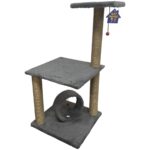 Yeşil Tırmalama Tahtalı Kedi Evi, Rahat ve Eğlenceli Tasarım - Görsel 2