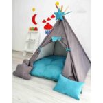 Turkuaz Büyük Köpek Evi, Yıkanabilir, Yırtılmaz Kumaş, Soft Minderli, Rahat Kullanım - Görsel 3