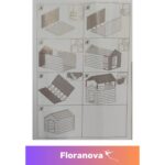 Kolay Kurulum Taşınabilir Bahçe ve Yazlık Köpek Kulübesi, Beyaz - Görsel 4