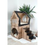 Siyah Küçük ve Büyük Irk Köpekler Için Geniş Teraslı Kulübe, 5kg ve Üzeri Köpekler Için - Görsel 2