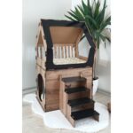 Siyah Küçük ve Büyük Irk Köpekler Için Geniş Teraslı Kulübe, 5kg ve Üzeri Köpekler Için - Görsel 3