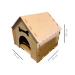 Küçük Çatılı Köpek Evi, Çevre Dostu ve Rahat Kullanım Için Ideal. - Görsel 3