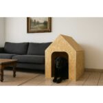 Büyük Irk Köpekler Için Dayanıklı Kahverengi Kulübe, Tr Yapımı - Görsel 2