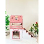 Küçük Irk Ahşap Dekoratif Köpek ve Kedi Evi, Renkli ve Şık Tasarım