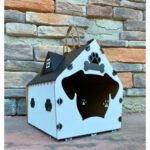 Çok Renkli Ahşap Tek Katlı Köpek Evi, Şık ve Dayanıklı Tasarım - Görsel 3