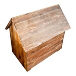 Ahşap Köpek Evi, Sıcak ve Sağlam, Kahverengi, 2024 - Görsel 2