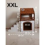 Siyah Küçük Irk Köpek Kulübesi, Yanında Xxl Minder Hediye! - Görsel 3